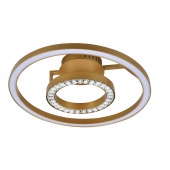 Потолочный светодиодный светильник Favourite Sanori 2546-2U,LED,48Вт,золото